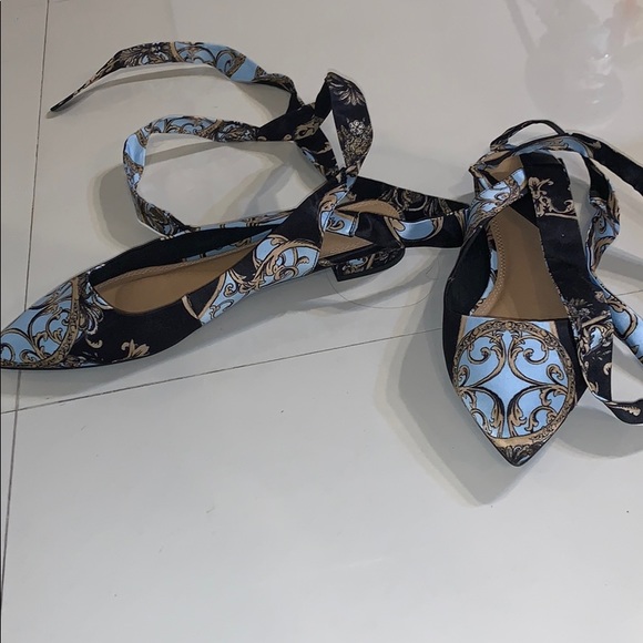 Wrap Up Ballerina Flats - worn once - Picture 2 of 5